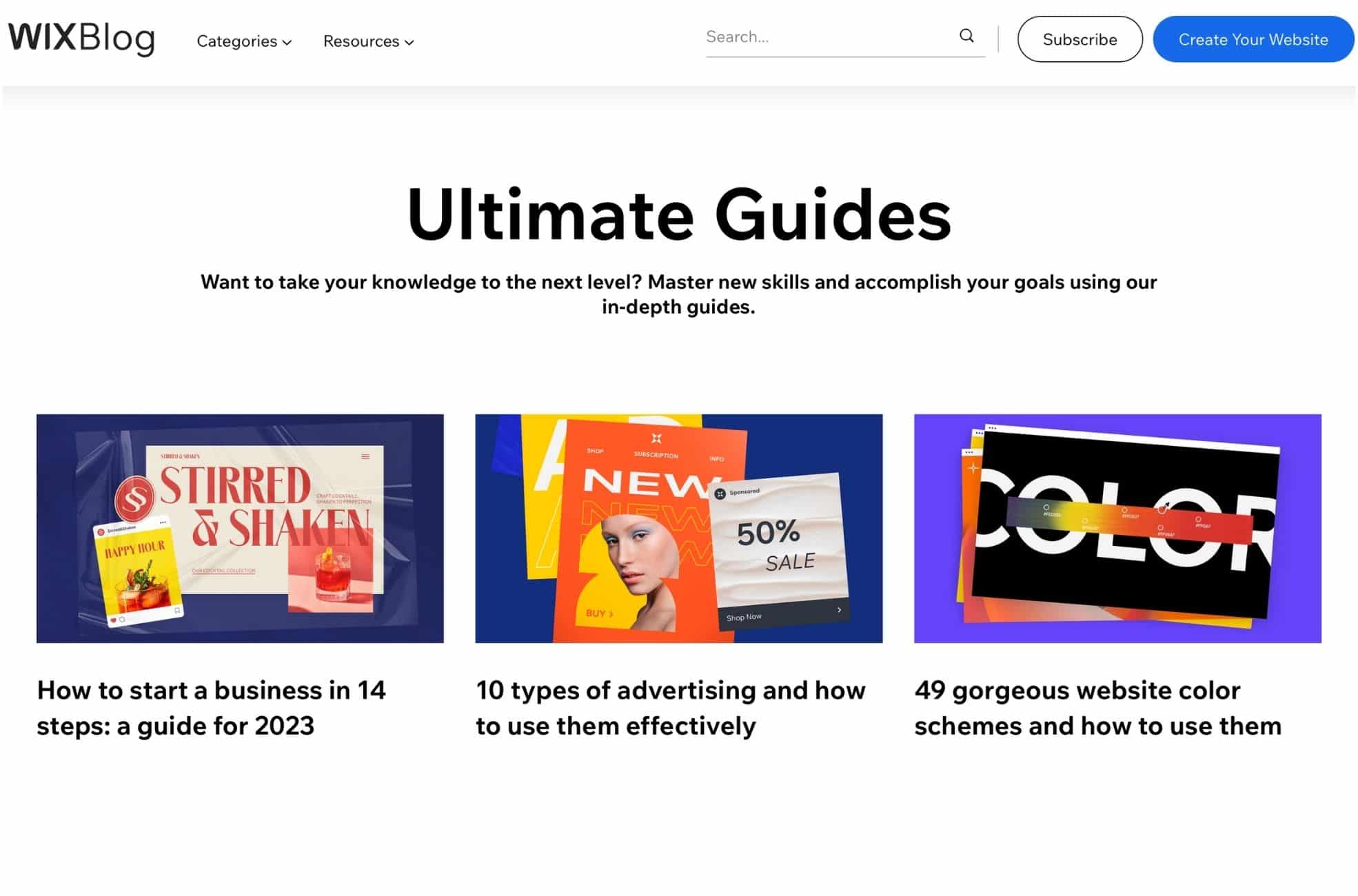 Screenshot Of One Of The Best AI Website Builders WIX