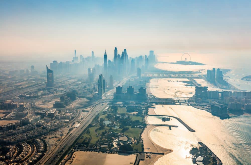 Aerial View Of Dubai