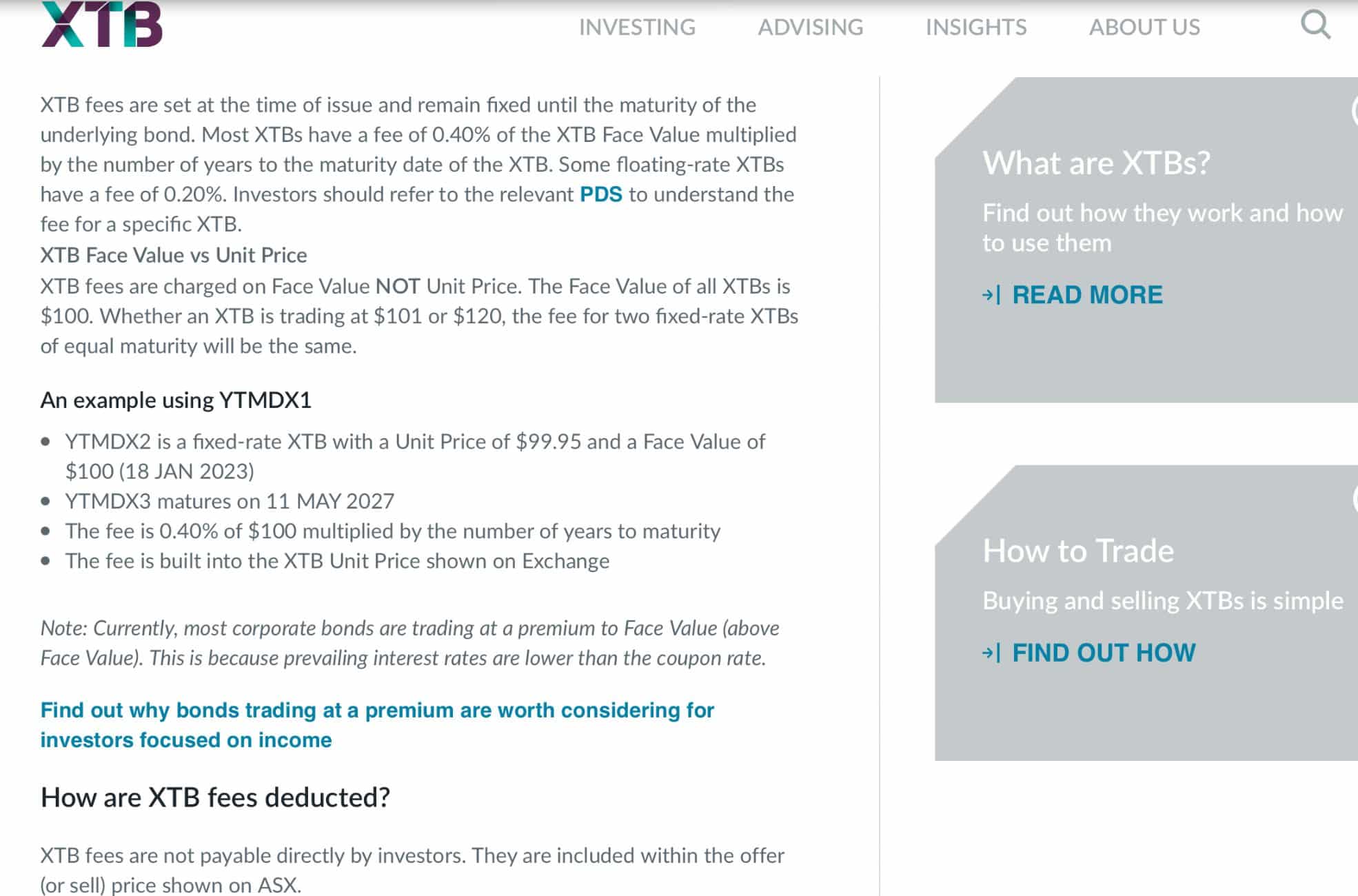 Screenshot Of XTB Trading Platforms Pricing