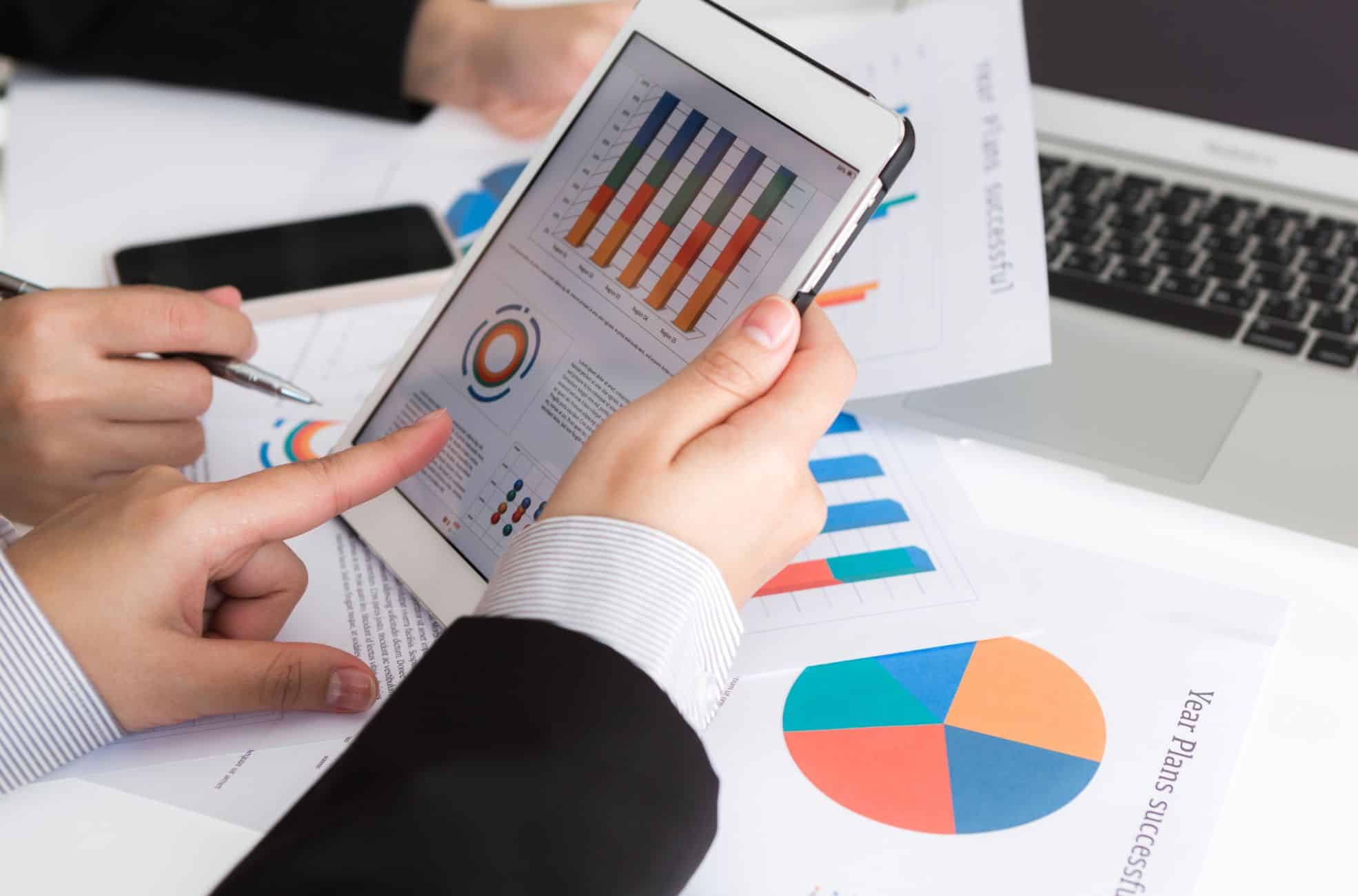 Business Model On Tablet