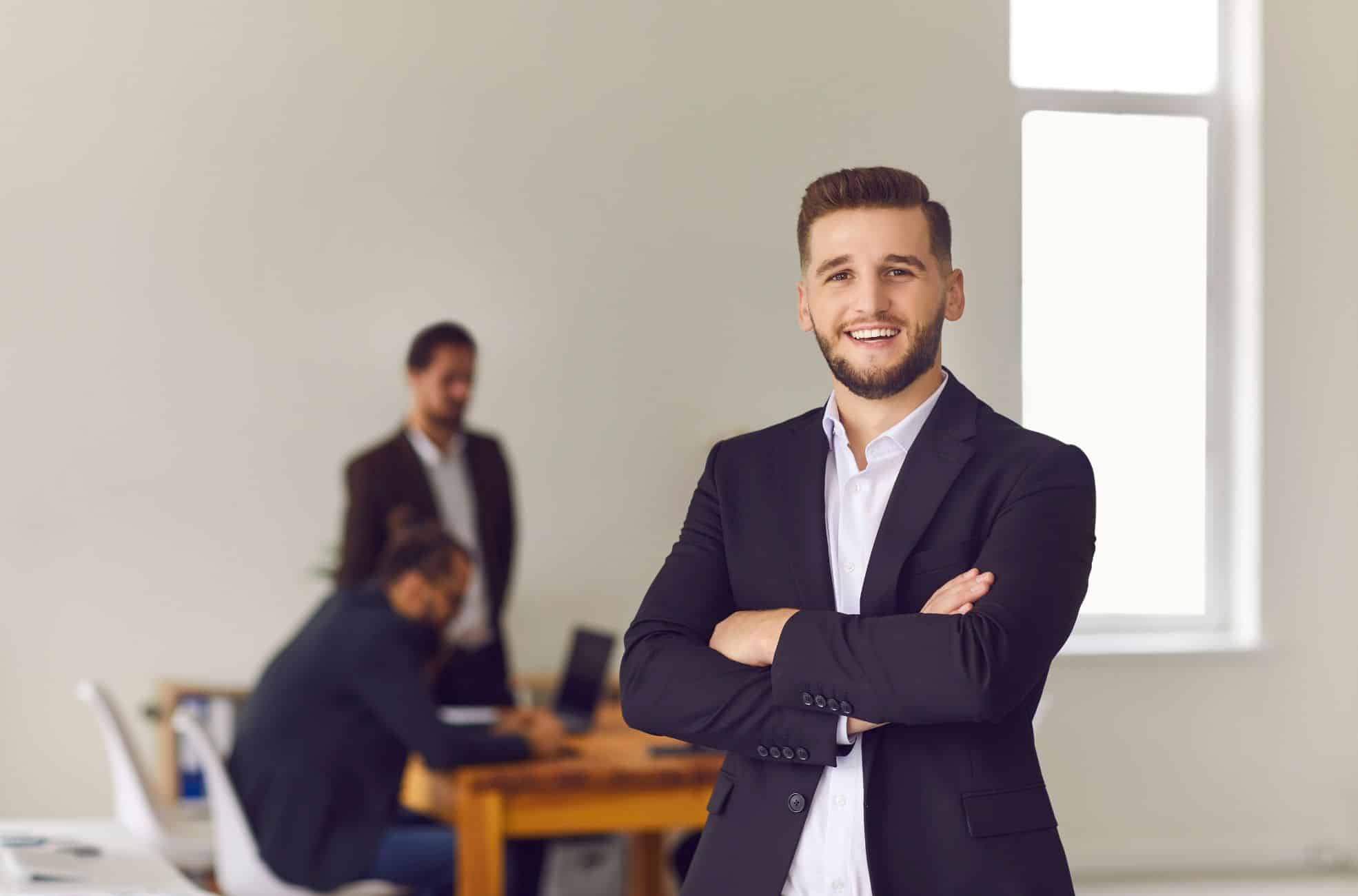 Business Man In Office