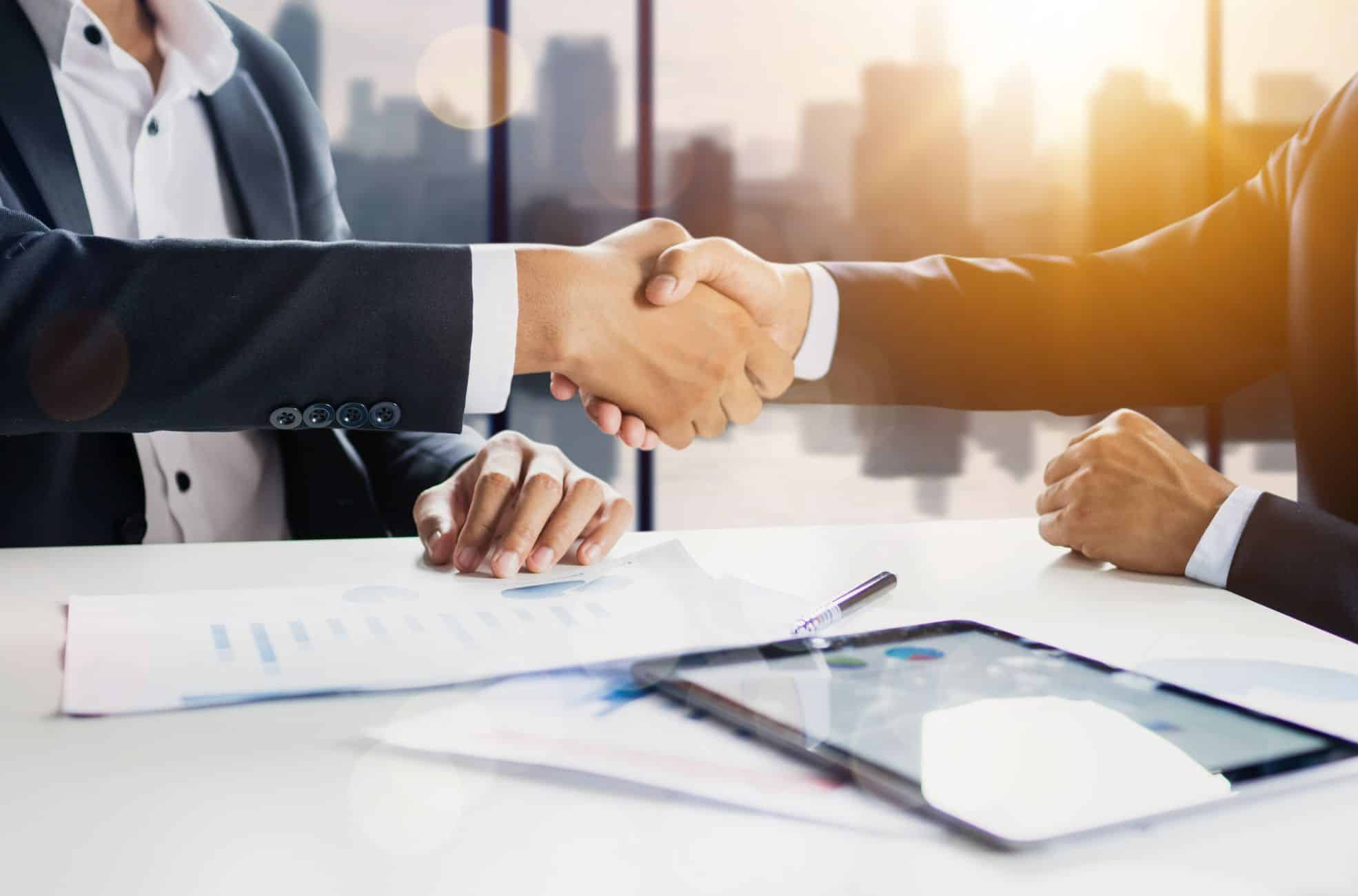 Business Men Shaking Hands