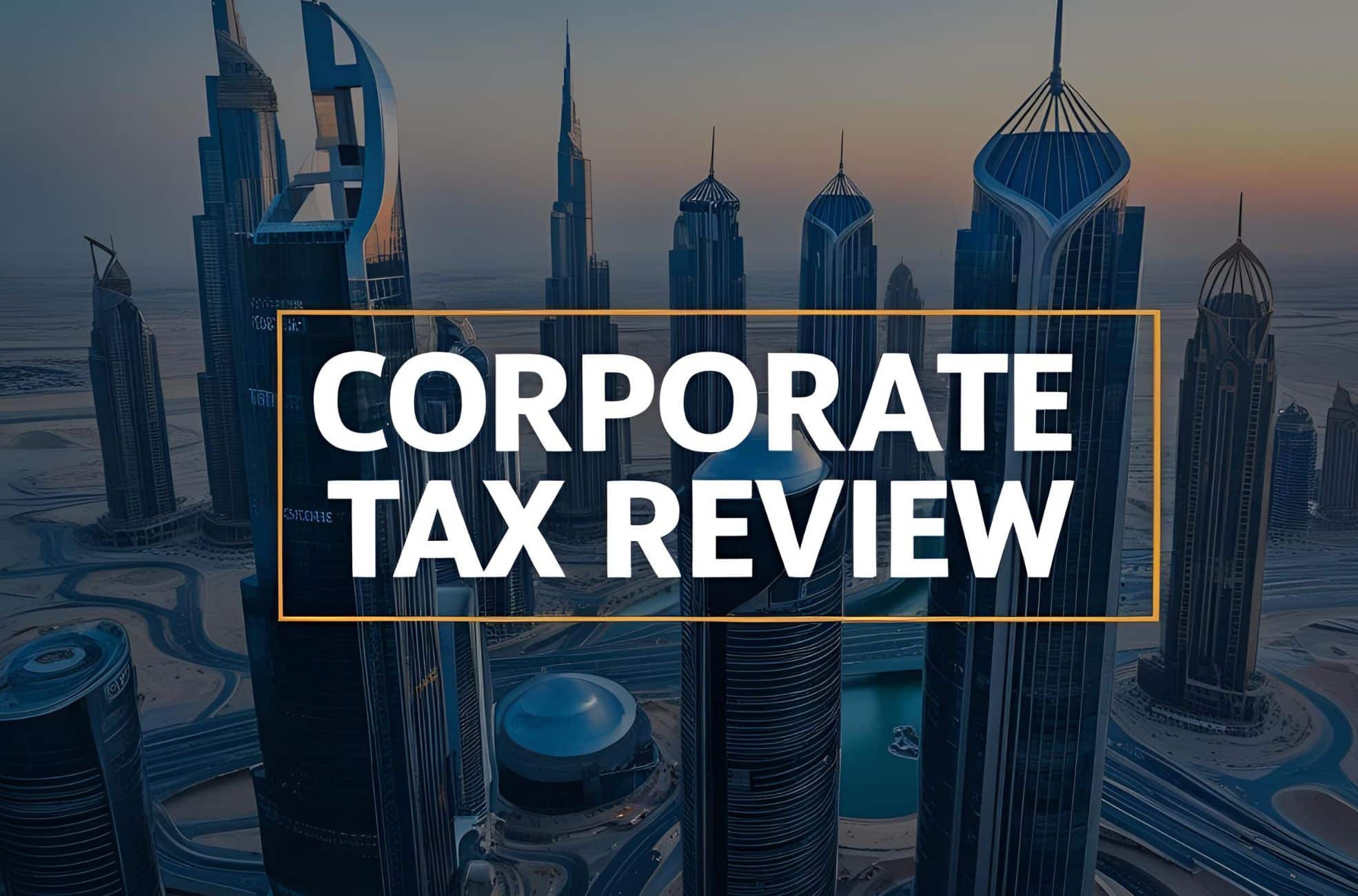 Corporate Tax Review Title Page