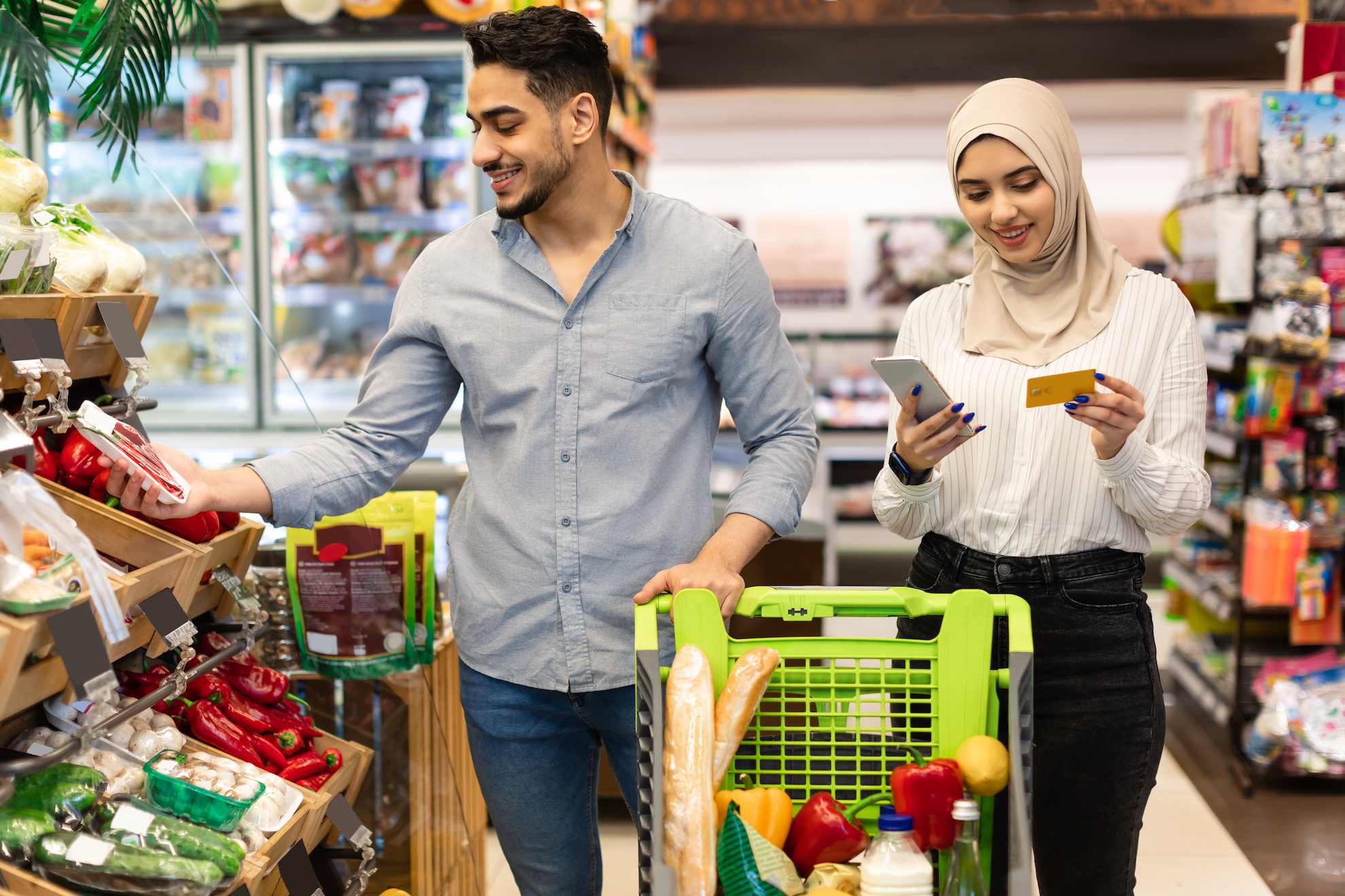 Local grocer in Dubai.