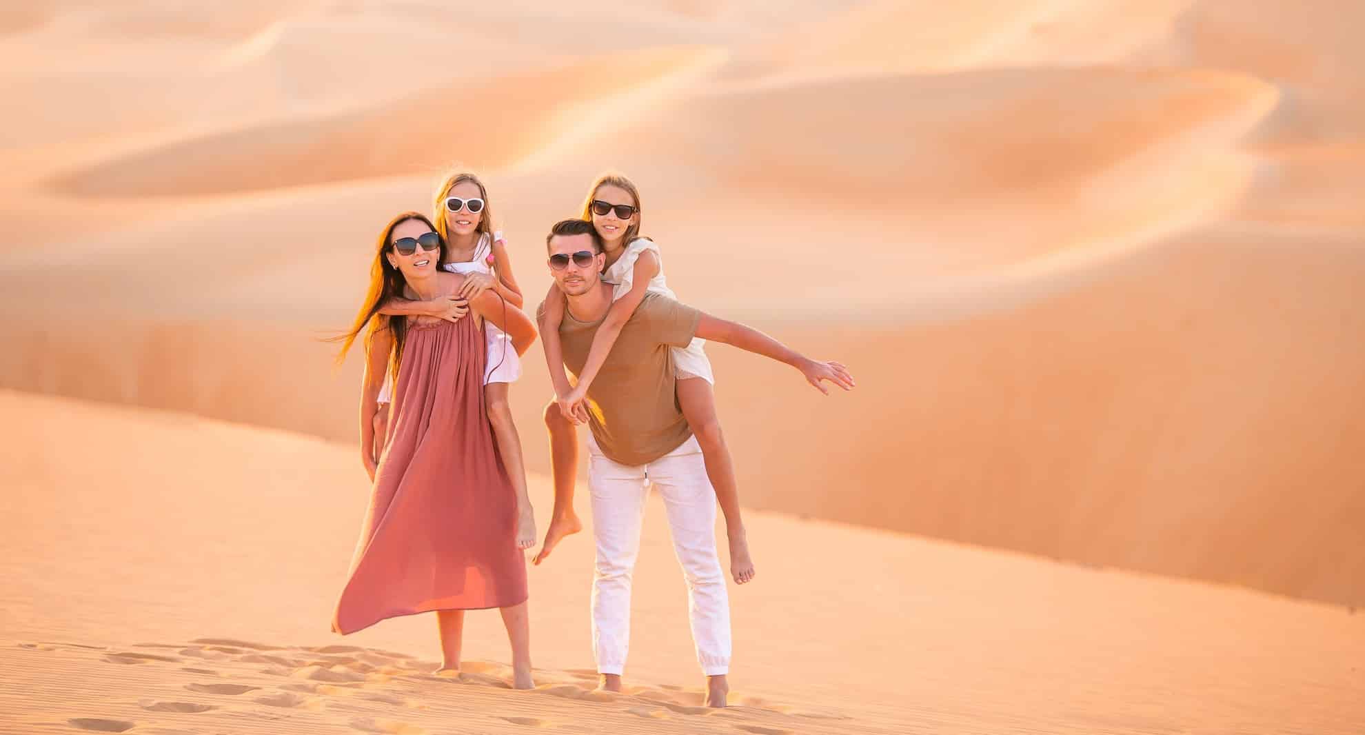 Family in the UAE on a family visa.