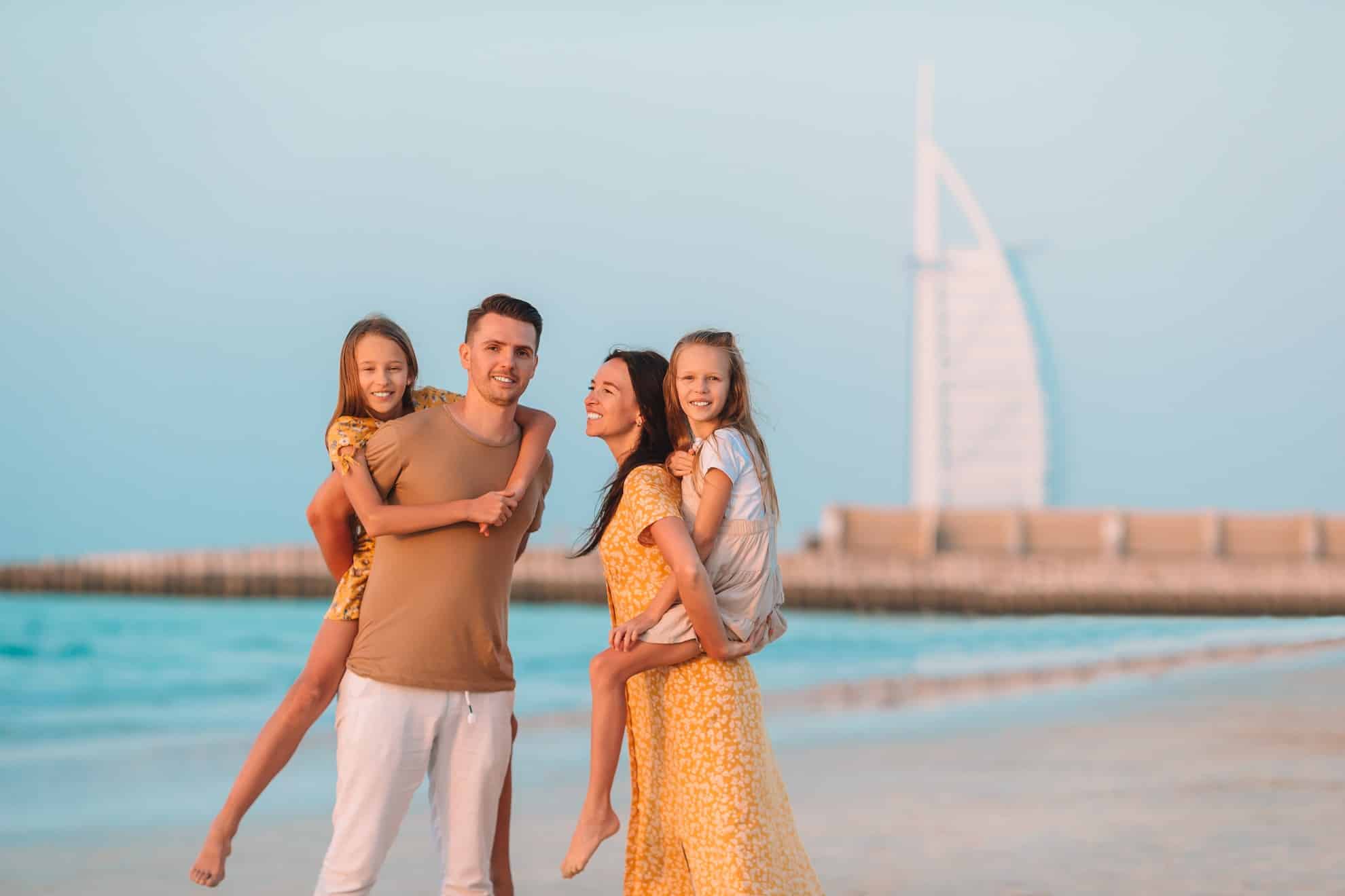 Expatriate family who moved to the UAE on a family vsia.