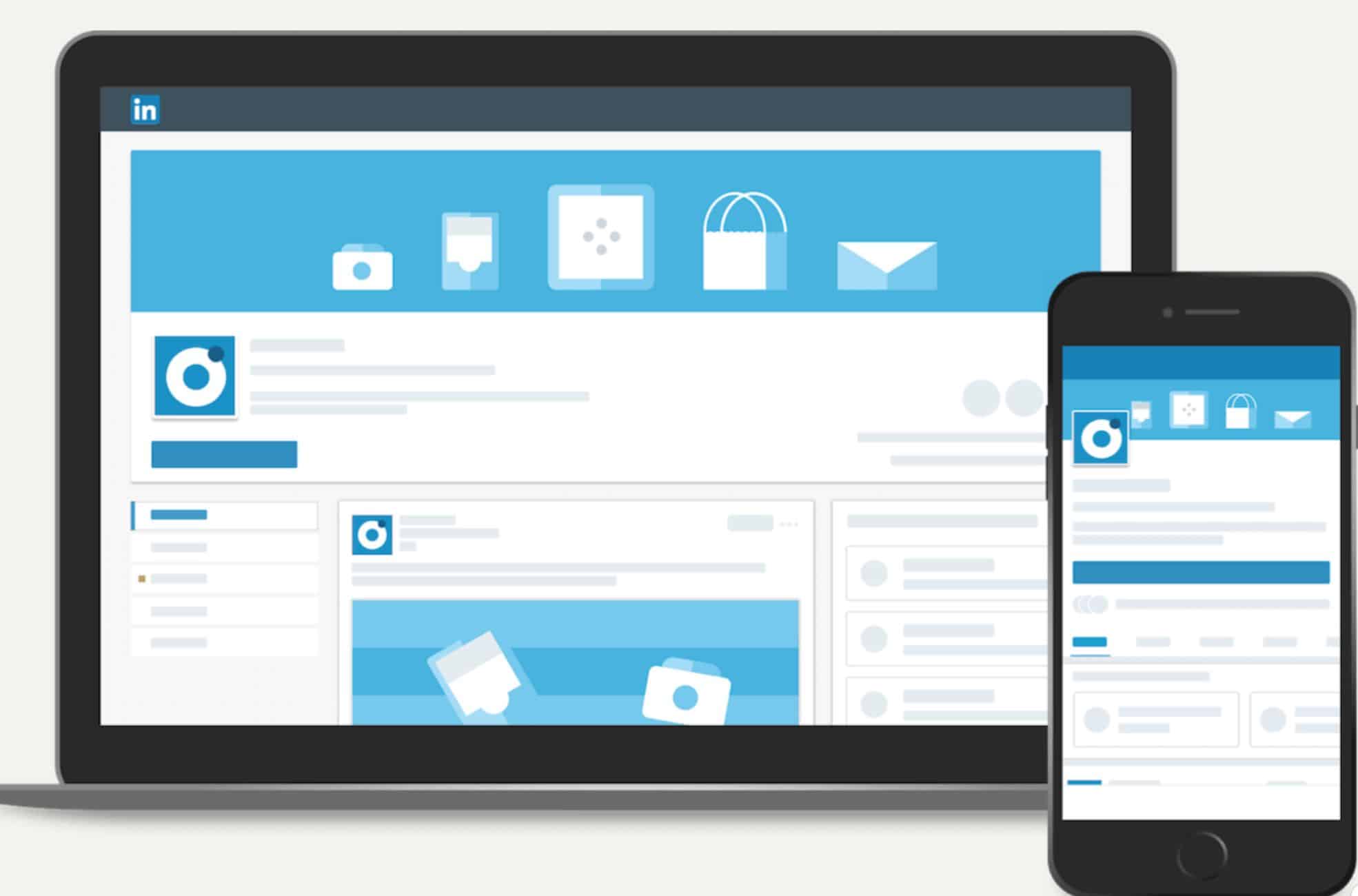 LinkedIn On Laptop And Phone