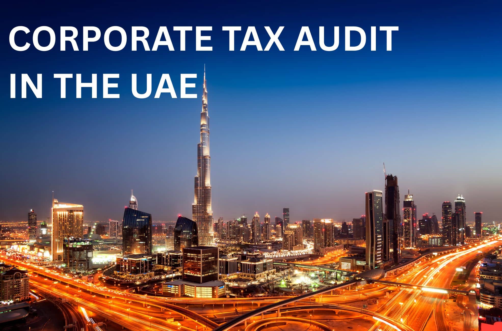 Title Page Saying "Corporate Tax Audit In The UAE"