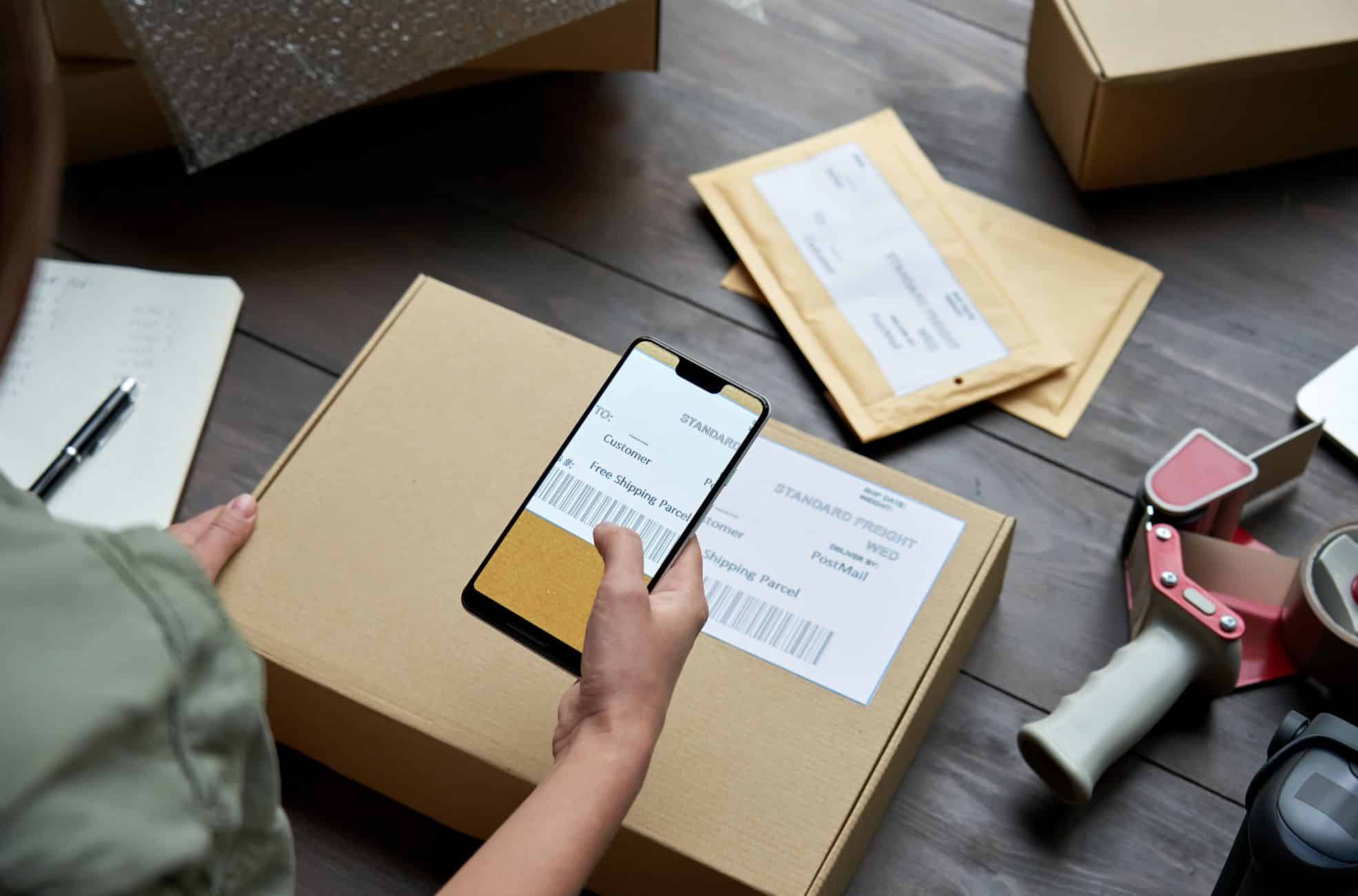 Person Dropshipping With Packages