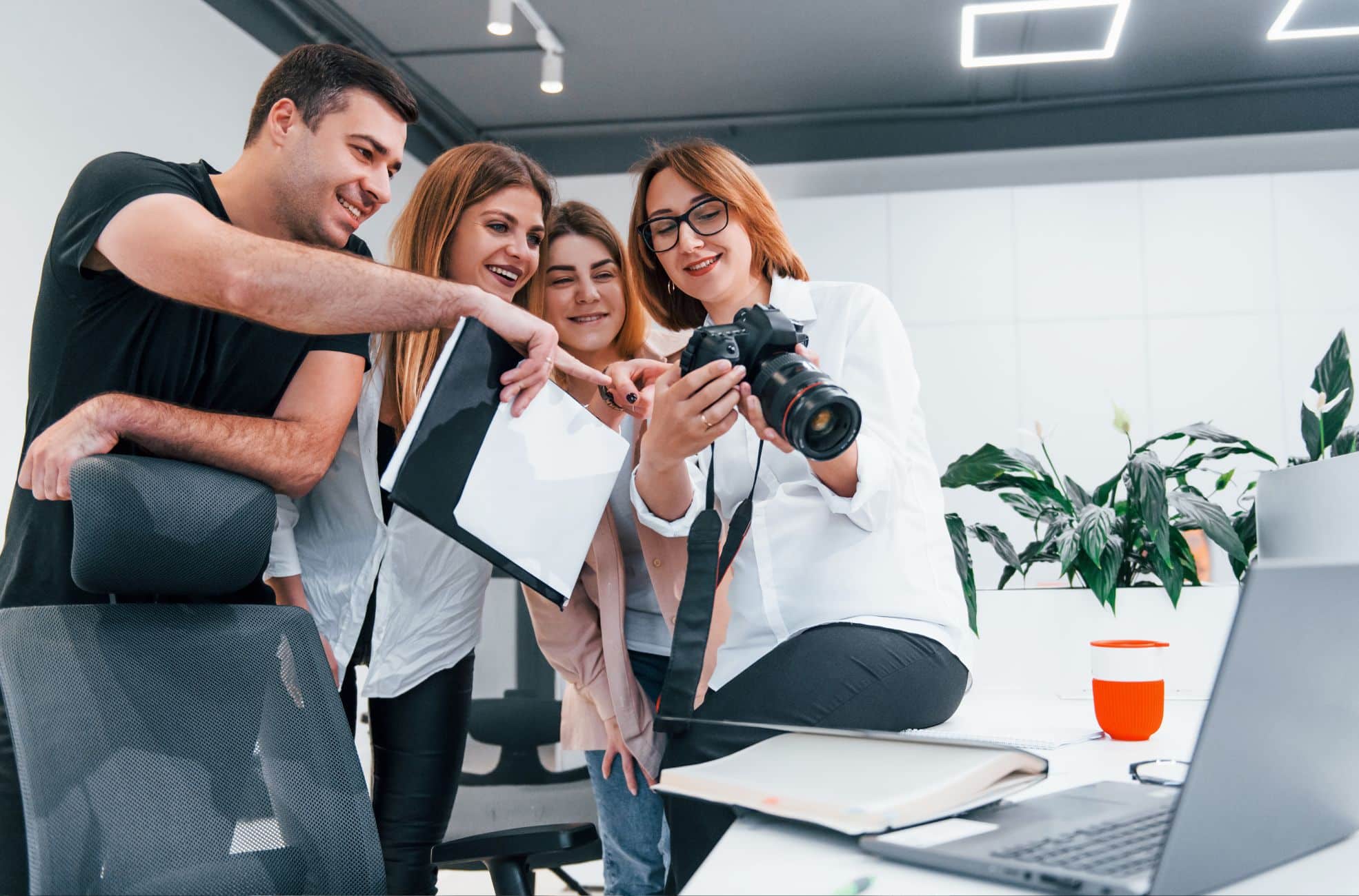 Colleagues At A Media Company