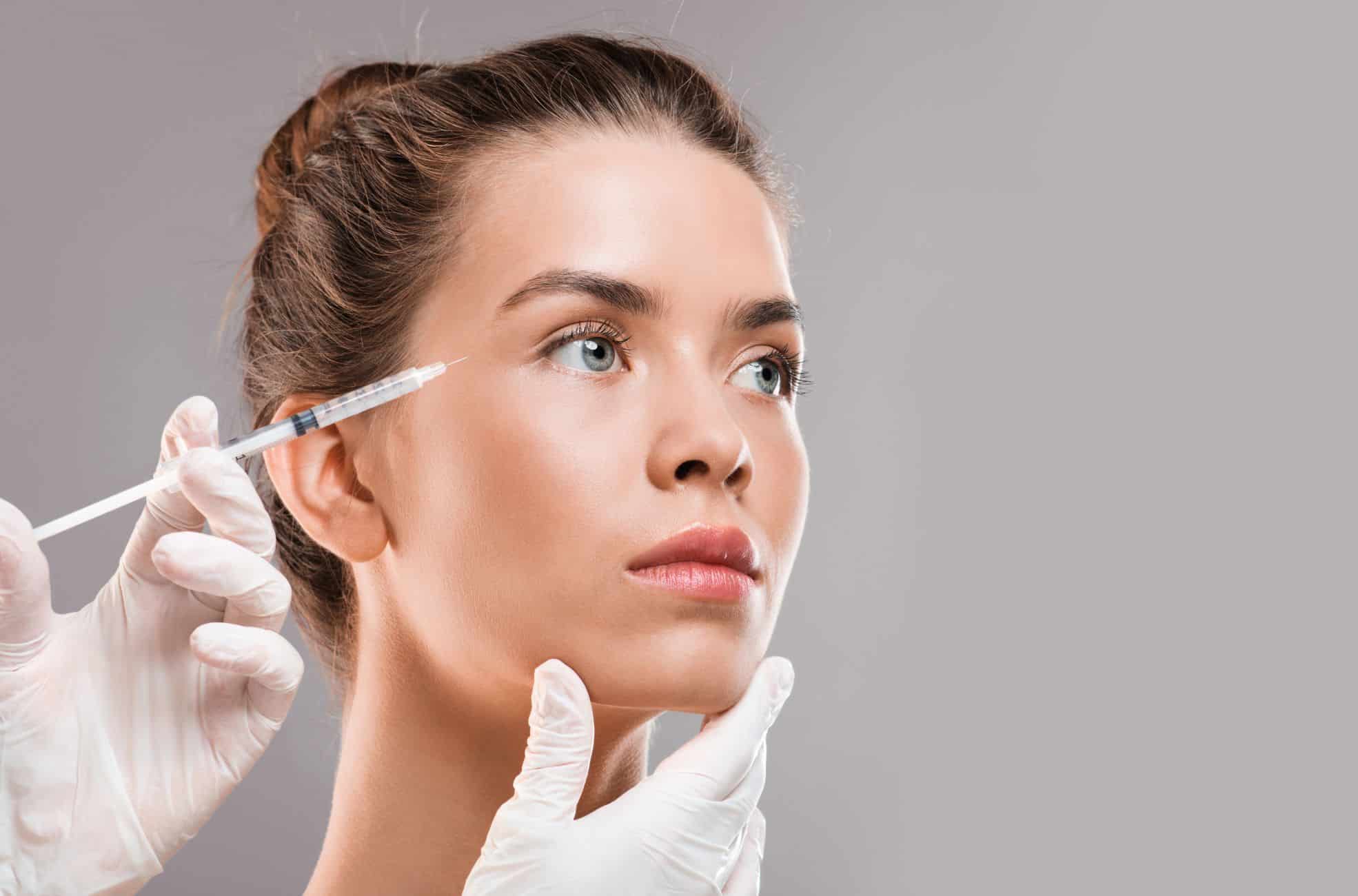 Woman Receiving Botox