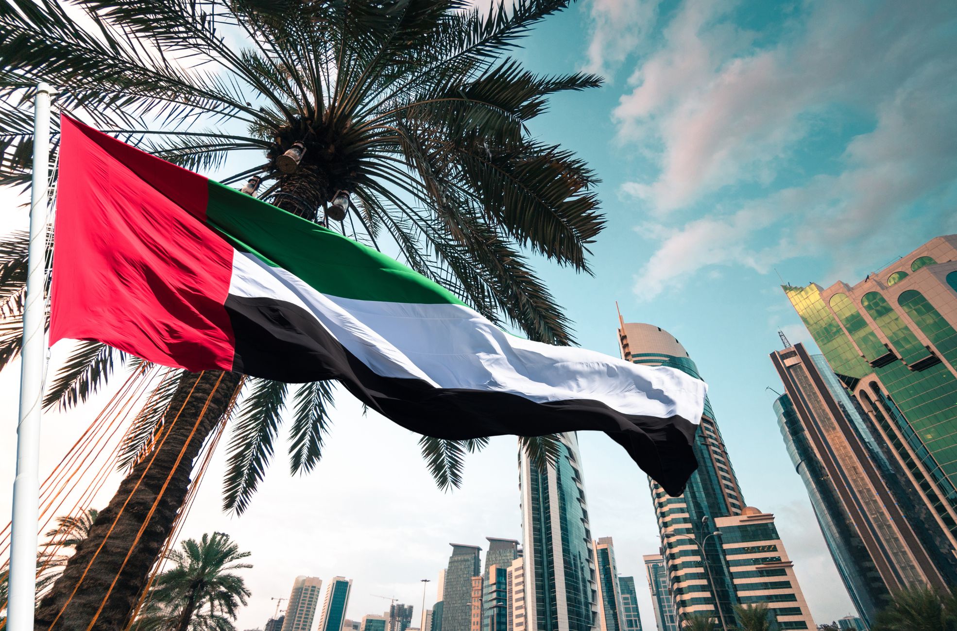 United Arab Emirates Flag