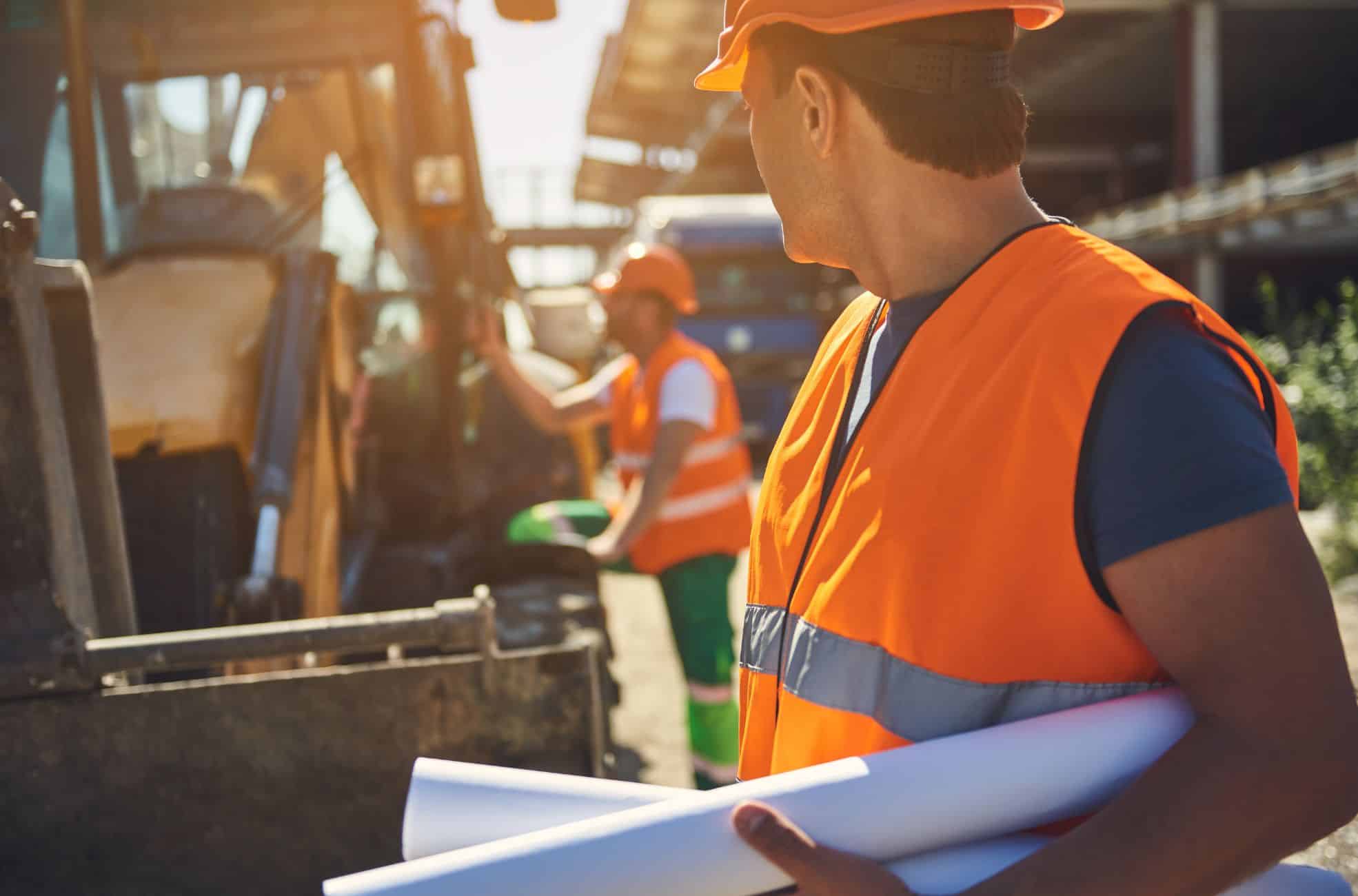 Construction Workers On Site