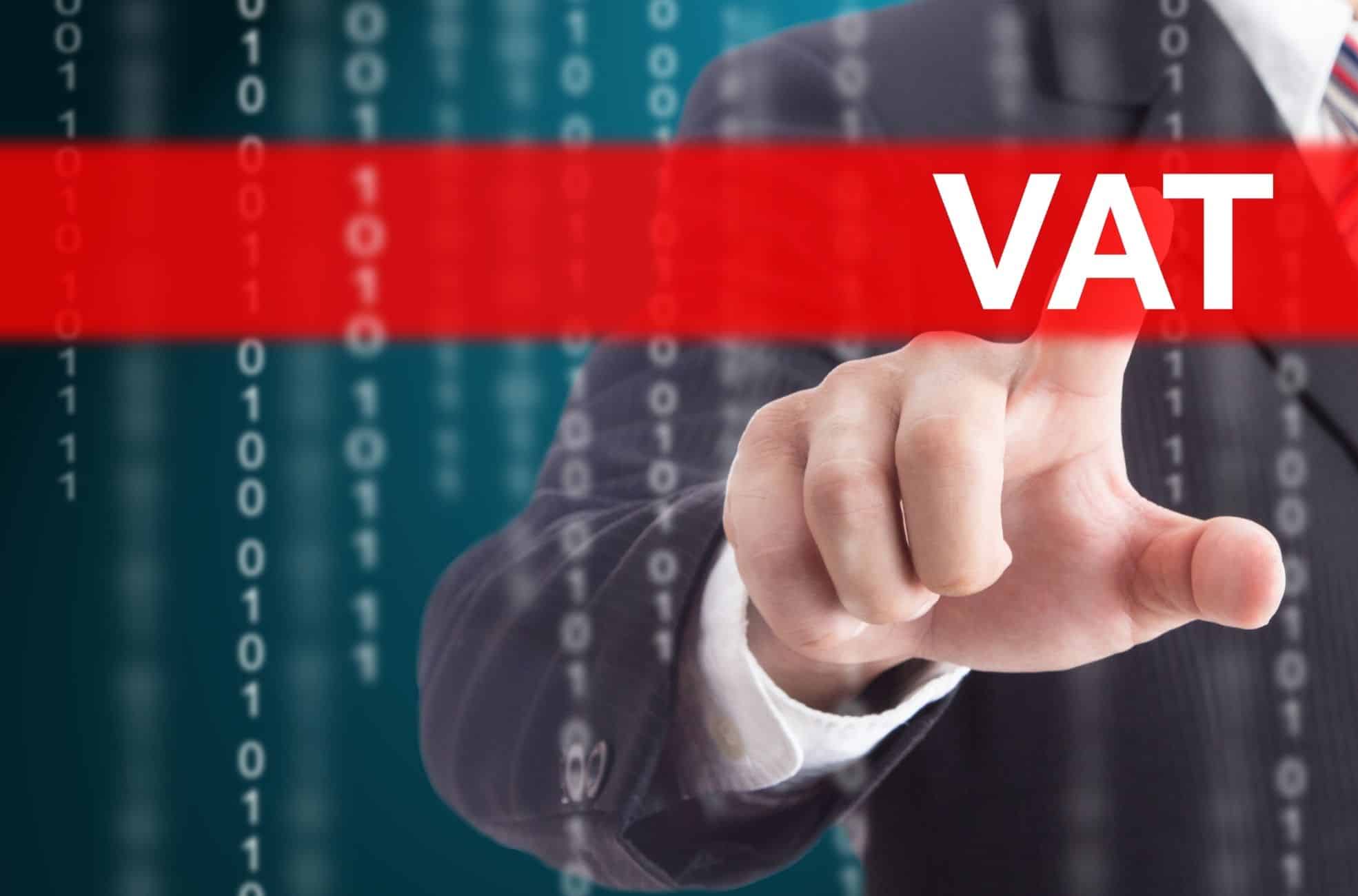 Business Man Pointing At Foreigners Taxes For UAE