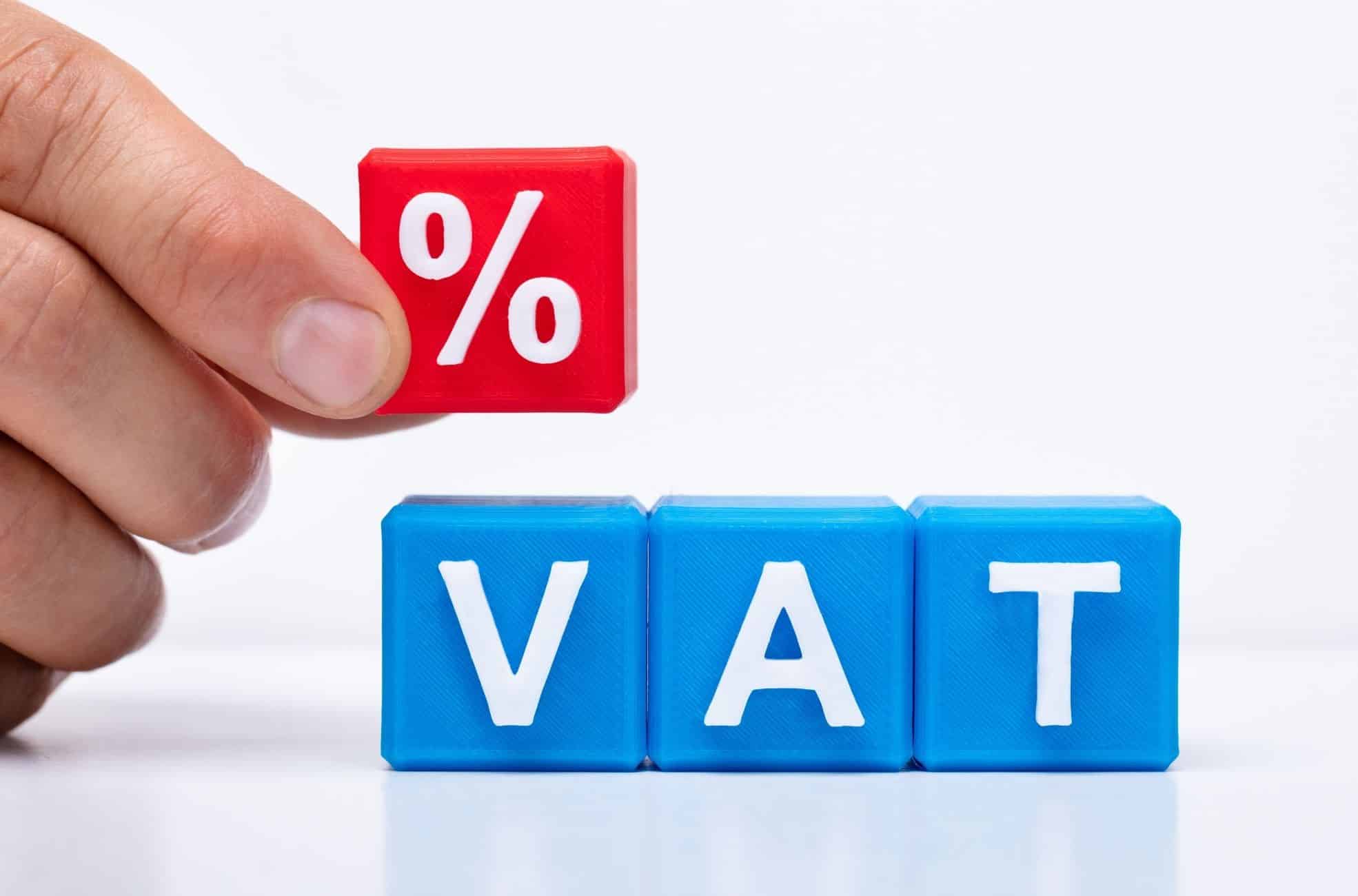 VAT Taxes Showing Percentage For Foreigners