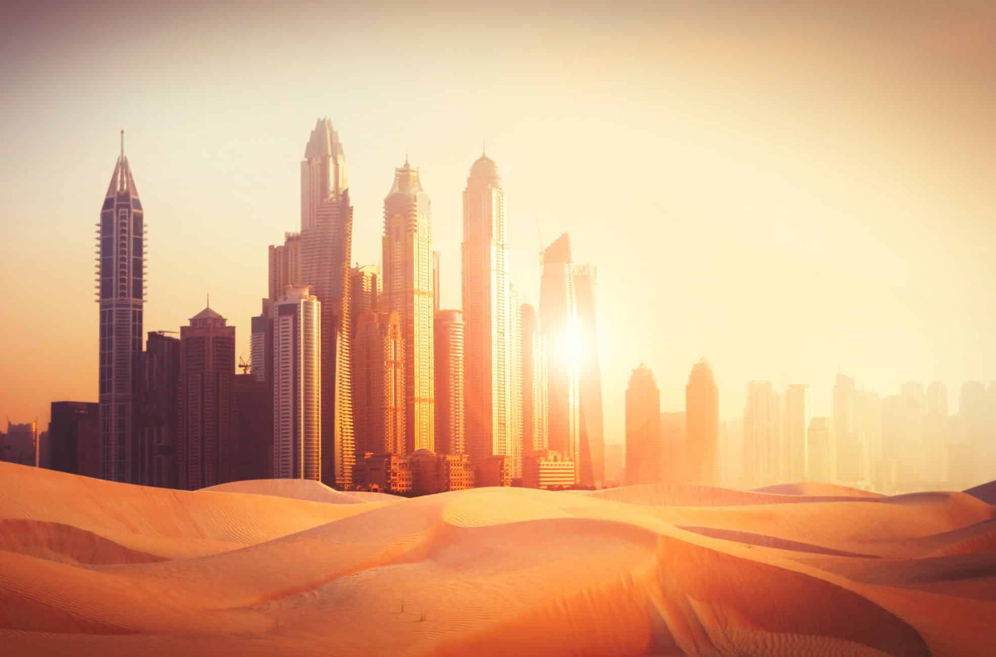 UAE Desert And Skyline
