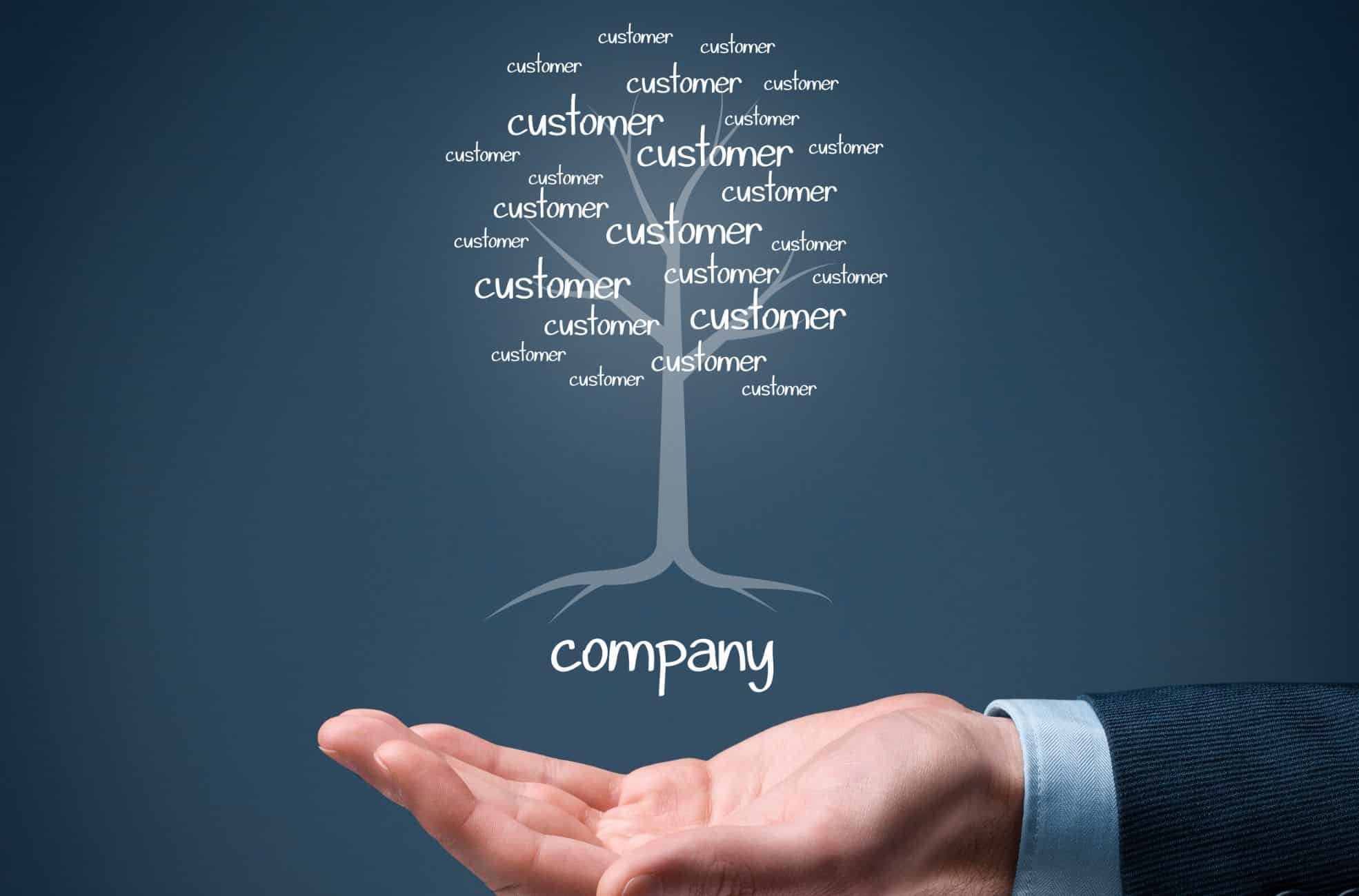 Customer Analysis Shown Via Tree Diagram In Hand