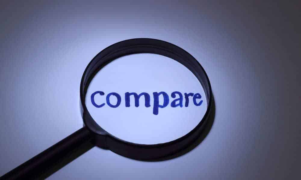 Word "Compare" Under Microscope