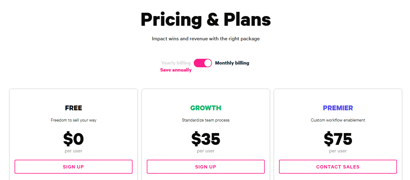 A screenshot of Dooly pricing and payment plans and options.